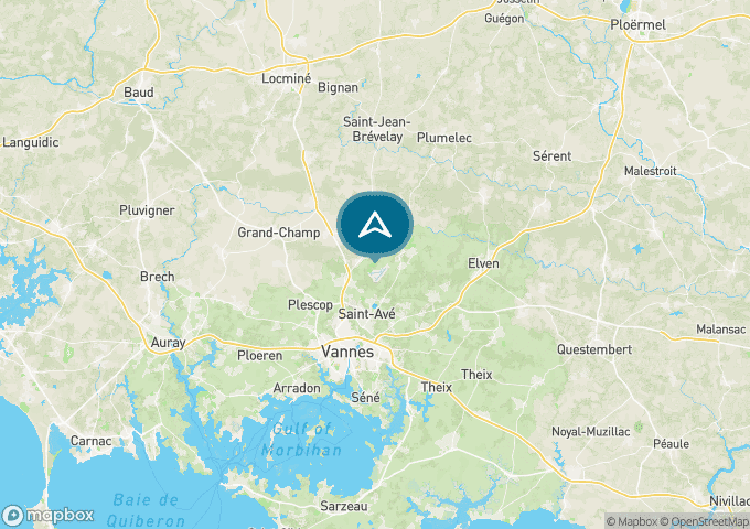 Localisez le camping sur la carte